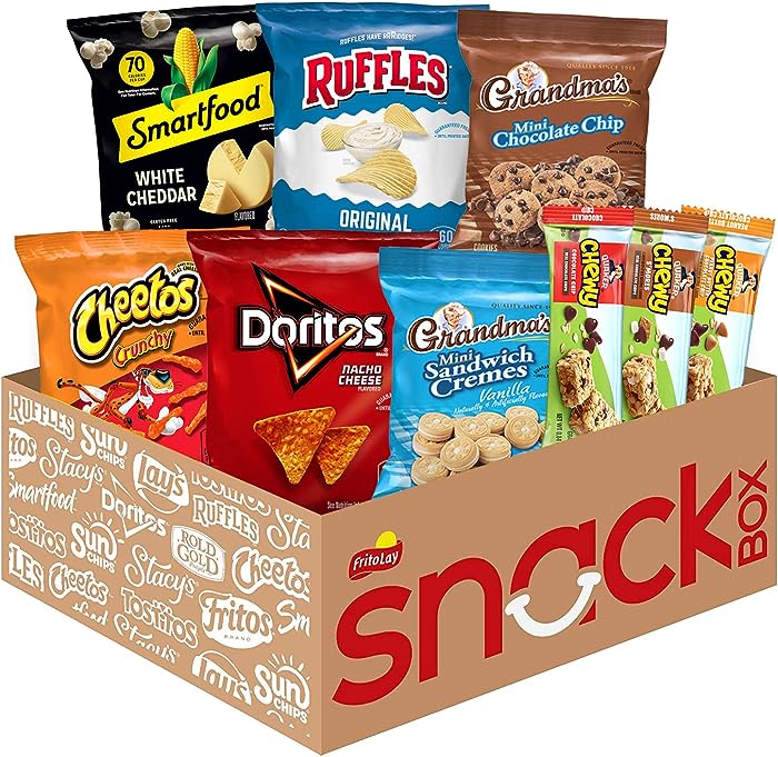 Frito-Lay Chips, Cookies & Quaker Chewy Bars: Lunch Box Mix Variety ...